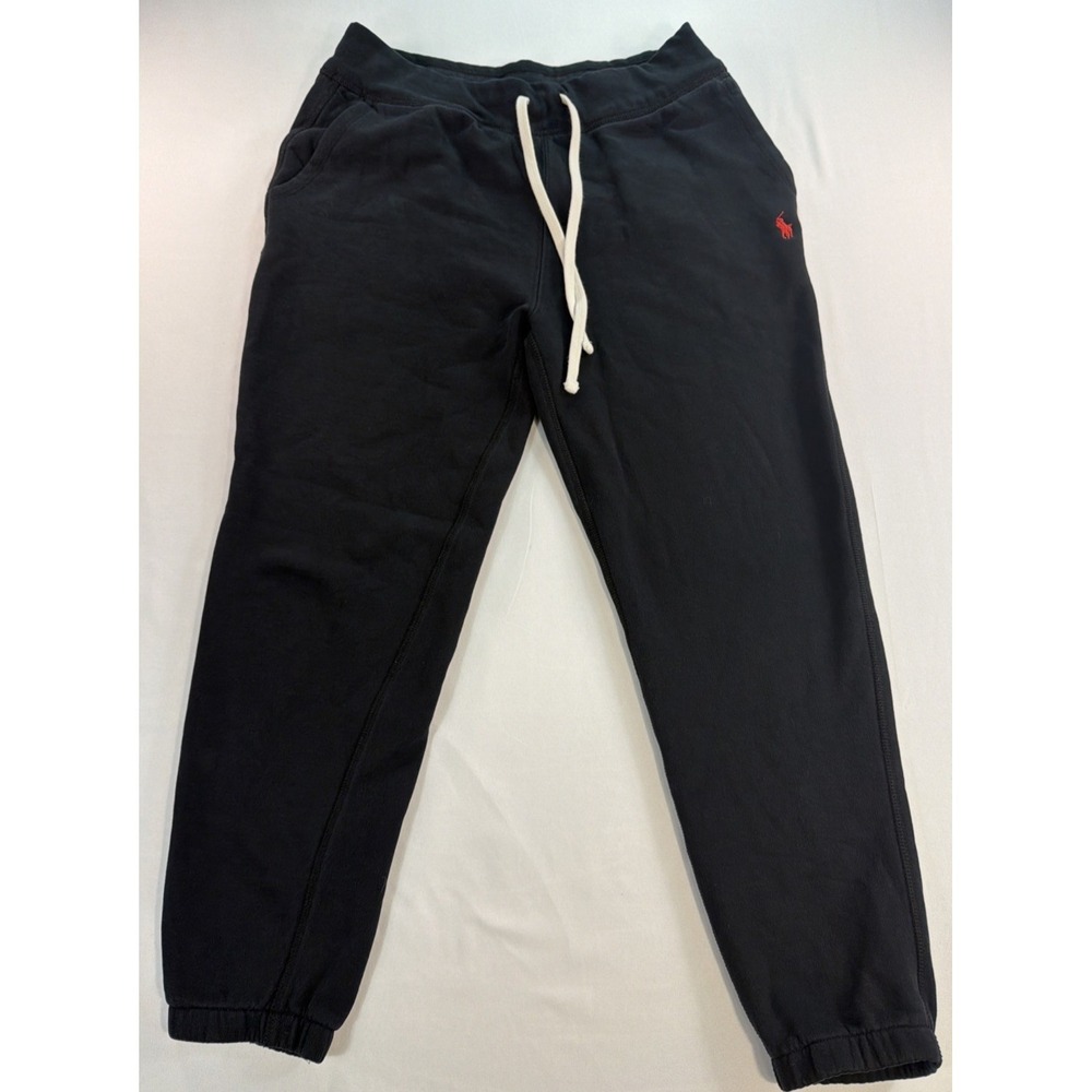 Polo Ralph Lauren Sweatpants Men's Black Joggers Pony Logo Men's Small (30x26)